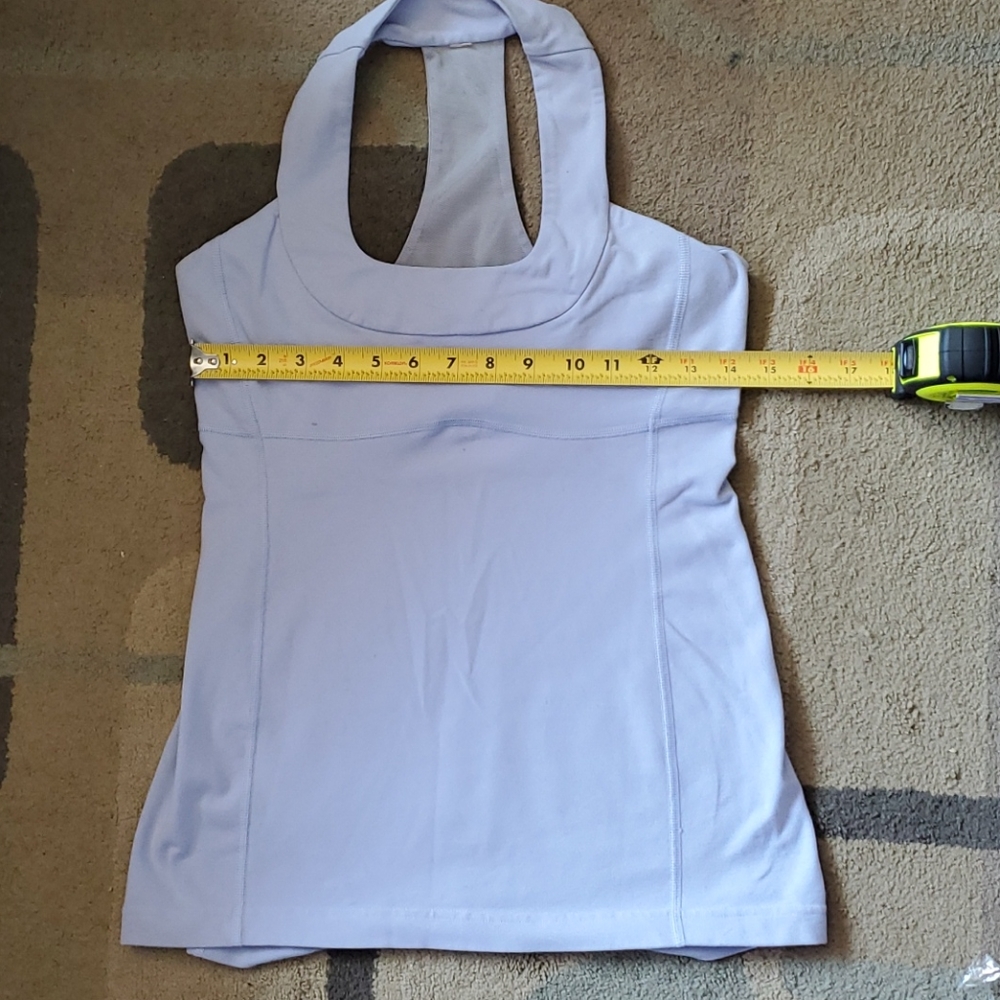 Racerback athletic tank top